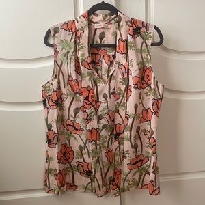 Tory Burch silk women top, Size 14